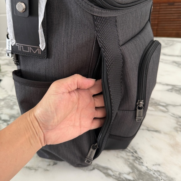 Tumi Gray Ballistic Nylon Thornhill Rucksack Backpack 02223683CHRO - Picture 8 of 16